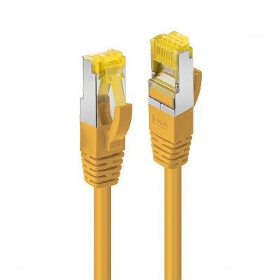 LINDY Patchkabel Cat6A RJ45 S/FTP Cat7 LSZH Kabel gelb 20m