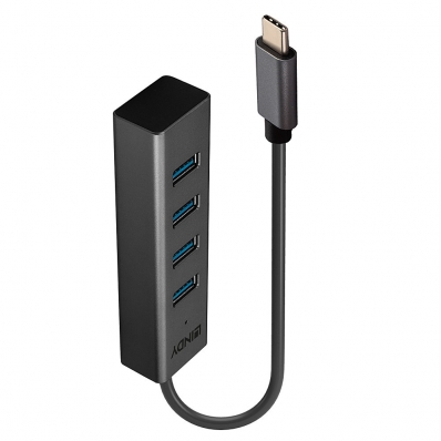 LINDY USB 3.2 Typ C Hub 4 Port