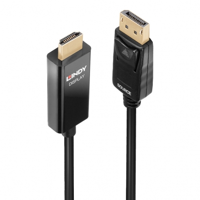 LINDY 3m DisplayPort an HDMI Adapterkabel mit HDR