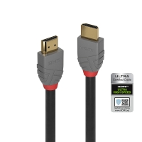 LINDY HDMI Kabel Ultra High Speed 0,5m, Anthra Line