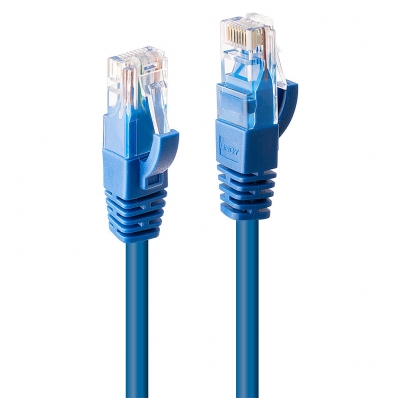 LINDY Patchkabel Cat6 U/UTP blau 1.00m