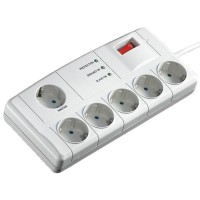 ROLINE Power Strip, 1+5-way, Master/Slave