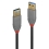 LINDY USB 3.0 Kabel Typ A/A Anthra Line M/M 0.5m