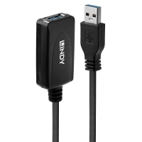 LINDY USB 3.0 Aktiv-Verlängerung Typ A/A M/F 5m
