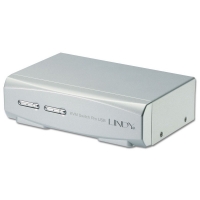 LINDY KVM Switch PRO USB 2.0 Audio DVI-I Dual Link 2 Port