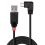 LINDY USB 2.0 Kabel Typ A/Micro-B 90° gewinkelt M/M 1m