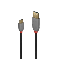 LINDY USB 2.0 Kabel Typ A/C Anthra Line M/M 0.5m