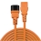 LINDY IEC-Netzverlängerung C14 - C13 orange 0.5m