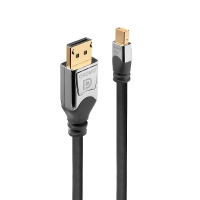 LINDY Mini-DisplayPort an DisplayPort Kabel CROMO 2m