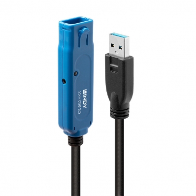 LINDY USB 3.0 Aktiv-Verlängerung Typ A/A Pro M/F 15m