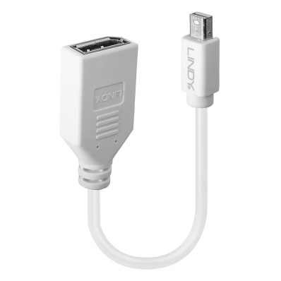 LINDY Mini-DisplayPort an Displayport Adapterkabel M/F 0.15m