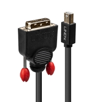 LINDY Mini-DisplayPort an DVI-D Kabel schwarz 1m