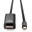 LINDY Mini-DisplayPort an HDMI Kabel 4K30 (DP: passiv) 1m