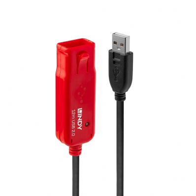 LINDY USB 2.0 Aktiv-Verlängerungs-Hub Pro 4 Port 12m