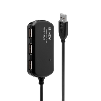 LINDY USB 2.0 Aktiv-Verlängerungs-Hub Pro 12m