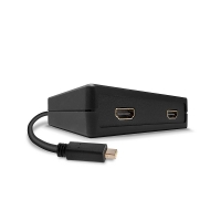 LINDY Mini-DisplayPort an 2 x HDMI Adapter aktiv