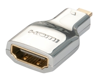 LINDY Adapter HDMI Typ A an micro HDMI Typ D CROMO F/M