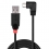 LINDY USB 2.0 Kabel Typ A/Micro-B 90° gewinkelt M/M 0.5m