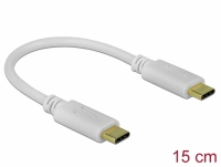 Delock USB Type-C™ Charging Cable 15 cm PD 100 W with E-Marker