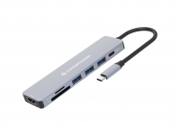 CONCEPTRONIC Dock USB-C->HDMI,USB3.0,100WPD 7-in-1 0.25m