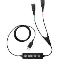 Jabra zub. Link 265 Supervisor Kabel - USB auf 2 x QD