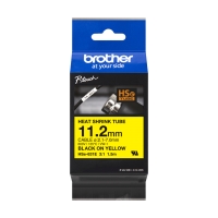 Schrumpfschlauchkassette Brother 11,2mm gelb/schwarz HSE631E