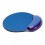 Silicon Mousepad with Wristrest, transparent blue