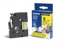 Schriftbandkassette Brother 9mm gelb/schwarz TZE621
