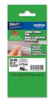 Schriftbandkassette Brother 18mm weiß/schwarz TZESE4