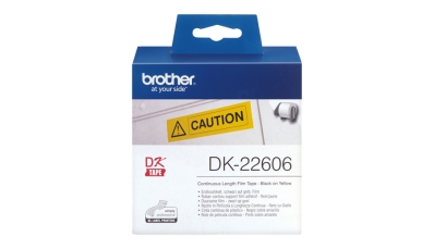 Film gelb Brother QL550/500 15,24m*62mm DK-22606
