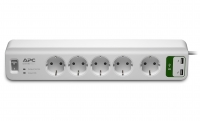 APC Überspannungsschutz Essential 5fach 2 USB-Ports 230V