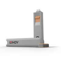 LINDY USB Typ C Port Schloss orange