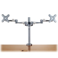 VALUE Dual LCD Monitor Arm, Desk Clamp, 4 Joints