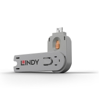 LINDY Schlüssel für USB Port Schloss orange