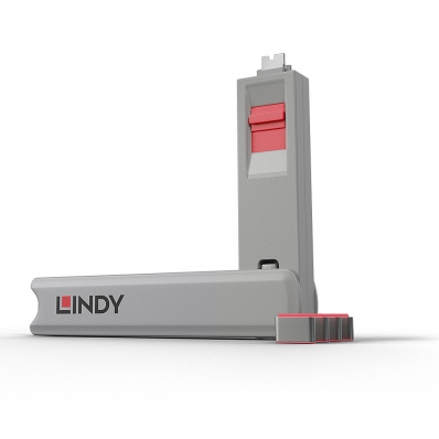 LINDY USB Typ C Port Schloss rot