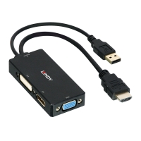 LINDY Konverter HDMI an DP/DVI/VGA Multi