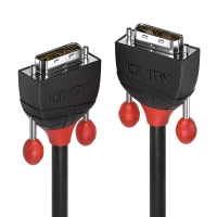 LINDY DVI-D Single Link Kabel Black Line 10m