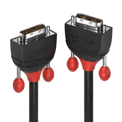 LINDY DVI-D Single Link Kabel Black Line 5m