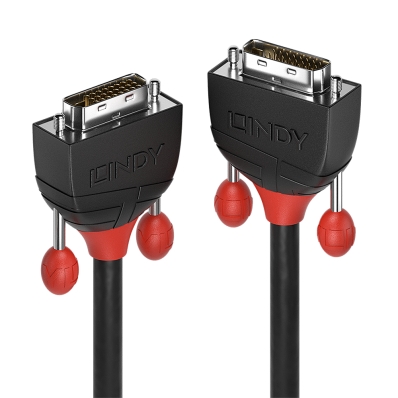 LINDY DVI-D Dual Link Kabel Black Line 5m