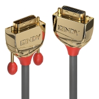 LINDY DVI-D Dual Link Verlängerungskabel Gold Line 2m