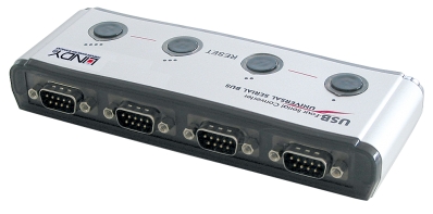 LINDY Konverter USB Seriell 4 Port