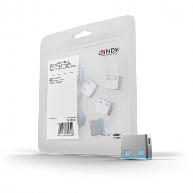 LINDY USB Portschlösser 10xBlau Erweiterungskit für 40452