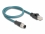 Delock M12 Adapter Cable A-coded 8 pin male to RJ45 male 50 cm