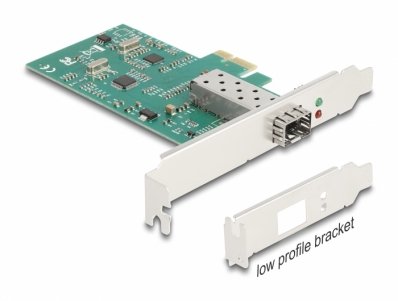 Delock PCI Express x1 Card to 1 x SFP slot 100Base-FX RTL