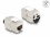 Delock Keystone Module RJ45 jack to LSA Cat.6A STP with locking clip and cable tie-free