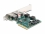 Delock PCI Express x4 Card to 2 x external USB 10 Gbps Type-A female - Low Profile Form Factor