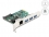 Delock PCI Express x1 Card to 3 x USB 5 Gbps Type-A female + 1 x Gigabit LAN