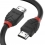 LINDY HDMI Kabel 8K60Hz, Black Line 1m