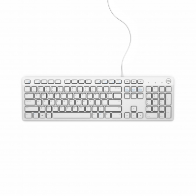 Dell Tastatur KB216 Wired USB weiß