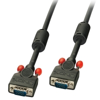 LINDY VGA Kabel M/M schwarz 0.5m HD15 M/M DDC-fähig
